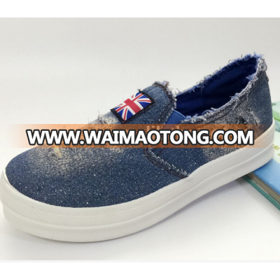 GZY high quality fashion cheap price jeans canvas sell stock lots of shoes